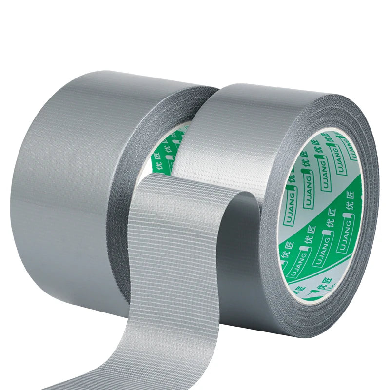 UJANG Silver Cloth Duct Tape Heavy-Duty Waterproof All-Weather Tape for Indoor/Outdoor Repairs Packing & Carpet Fixing