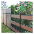 Diy Composite Privacy Fence Panels Good Look Outdoor Customized Metal Fence with 5mm Thickness Security Application