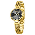 Nibosi 2635 Fashion Women's Watch Butterfly Pattern Dial Stainless Steel Band 3 ATM Waterproof Quartz Watches Ladies Wristwatch