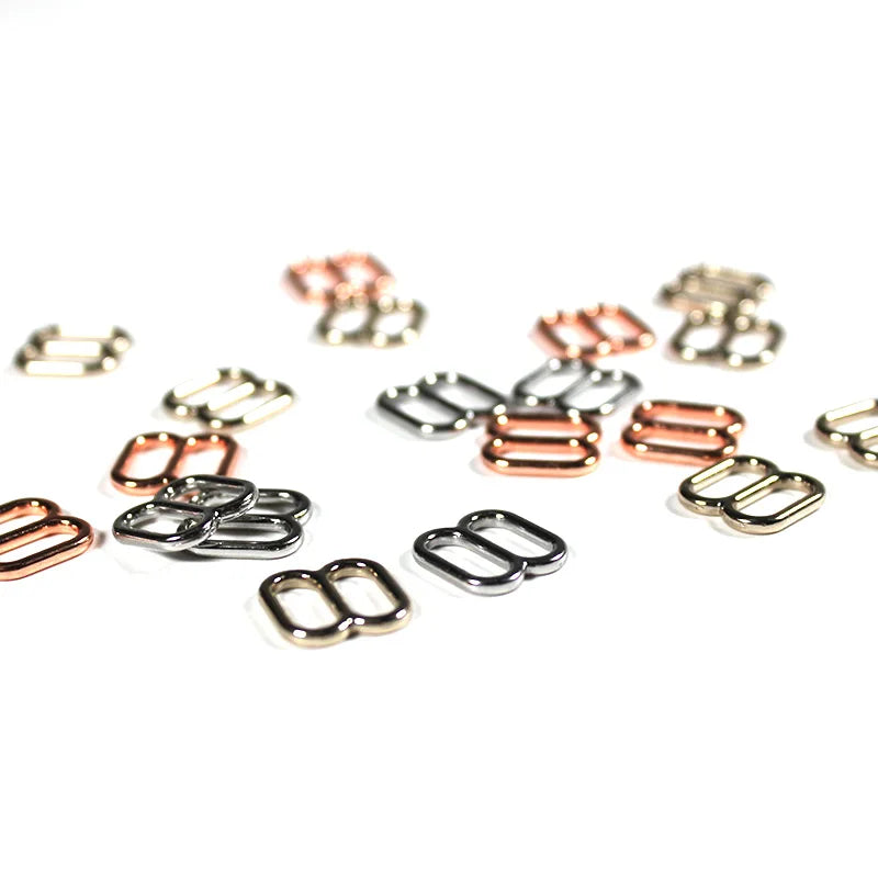 Oeko Quality Underwear Accessories Zinc Alloy Metal Bra Strap Adjuster Slider