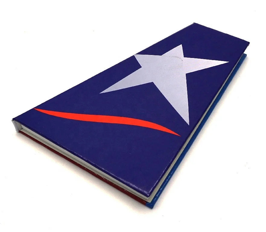 Plane Tail Shape Hard Cover Sticky Book