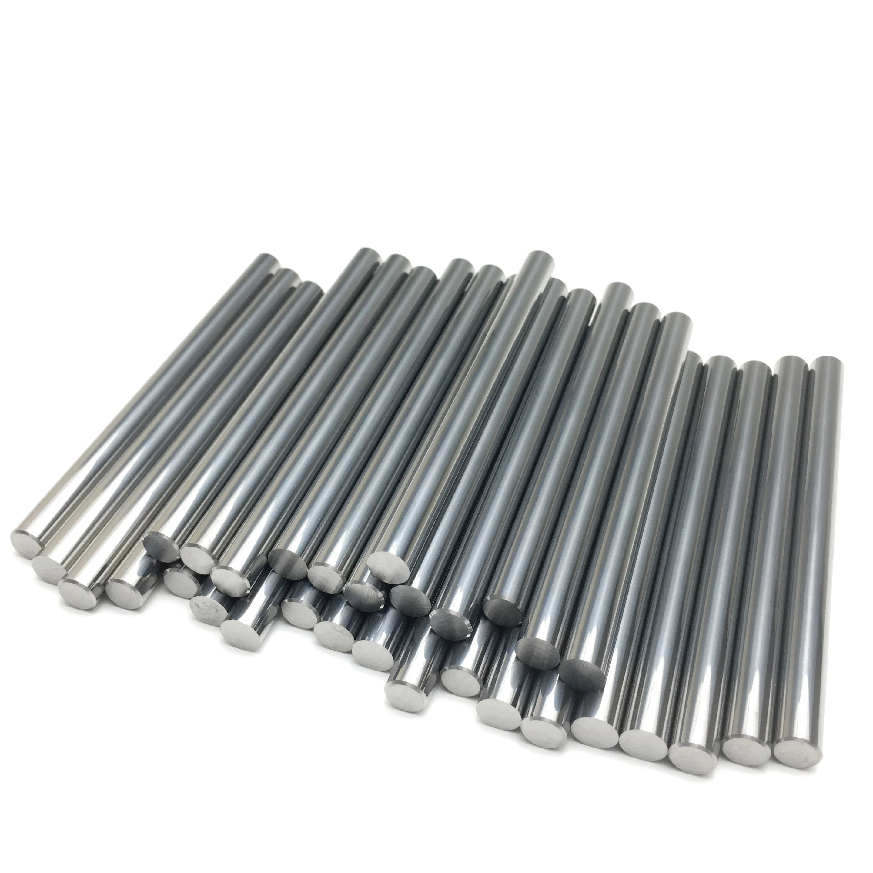 YL10.2 Co 10% Tungsten Carbide Rod Endmill 8*110mm Diameter Solid Round Bars OEM Supported