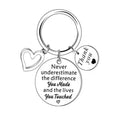 Thanksgiving Keyring Leaving Gifts for Colleagues Coworker Teacher Keychain Thank You Gifts Metal Key Chains Thank You Keychains