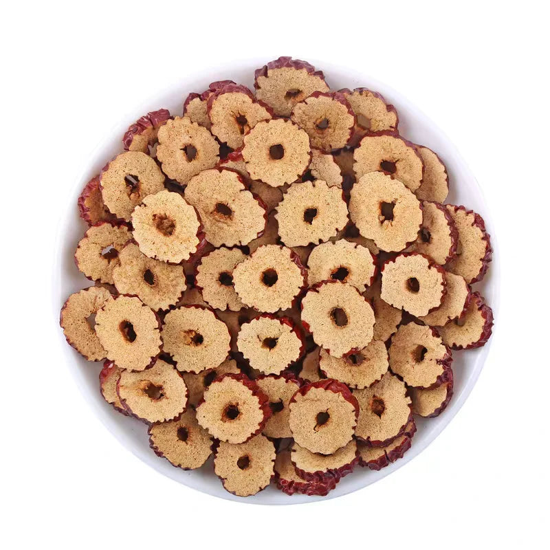 Factory Outlet FD Dry Fruit Crispy Freeze Dried Red Date Slices Sweet Peel Slices Water Preserved Taste Ready Eat Bulk Packaging
