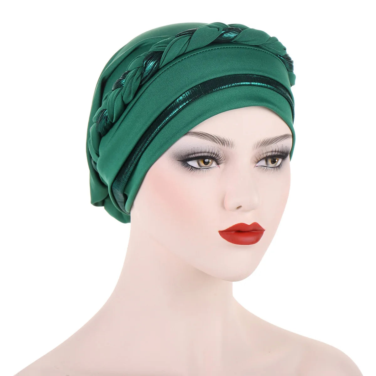 Best Selling New Multi-color Short Braid Matching Muslim Hijab Inner Headscarf Hat Fashion Pullover