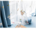 New Heavy Embroider Voile Fabric Sheer Curtain Fabric Curtains