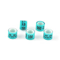 Customized Name Colored Homing Foot Rings Animal Tracking Plastic Band Pigeon