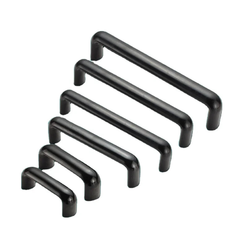 SK4-8017 Medical Standard Pull Handle Light-Weight High-Strength Door Handle for Cabinets Steel Plastic Alloy-Boxed Bagged