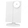 Makeup Adjustable Tri-fold 21 Led Lights Magnification Make-up Bathroom Desktop Beauty Mirror With 1x/2x/3x/10x