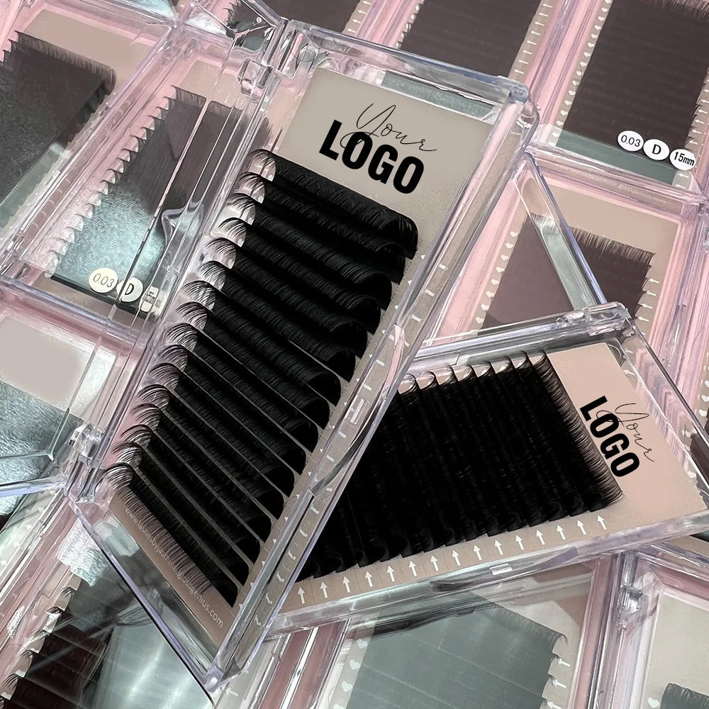 Mink Lashesbox Packaging Eyelash Extension Supplies  for Eyelash Extensionlash Extension Trays Custom Packaging