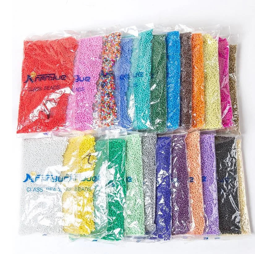 Factory Directly Sell Cheap Price 2mm 3mm 4mm Glass Seed Beads Solid Color Glass Beads for Jewelry Making