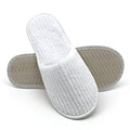 Stocked Coral Fleece Guest Slippers for Spa Hotel Disposable Soft Slippers