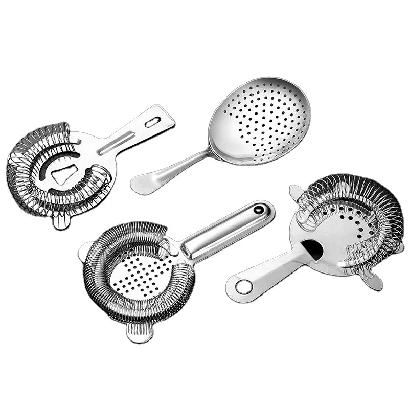 Camol Wholesale Stainless Steel Jigger and Strainer Cocktail Shaker Eco-Friendly Bar Tool Set Stocked for Bar Use
