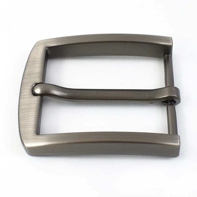 For ZK1199 40mm Matte Garment Luggage Accessory Men's Adjustable Custom Business Double Side Zinc Alloy Belt Pin Buckle