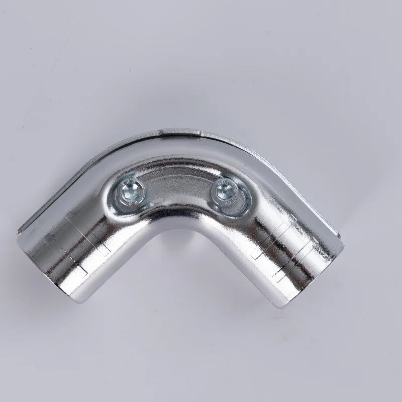 HJ-16 Chrome/Nickel Plating Metal Joint Pipe Joints for Creform Lean Pipe Racking System Pipe Connection Fittings Connector