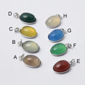 Beadsnice Sterling Silver Gemstone Pendant Sold by PC Jewelry Making Findings Supplies