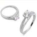Latest Ring Jewelry Women Engagement Ring 925 Sterling Silver Wedding for Ladies