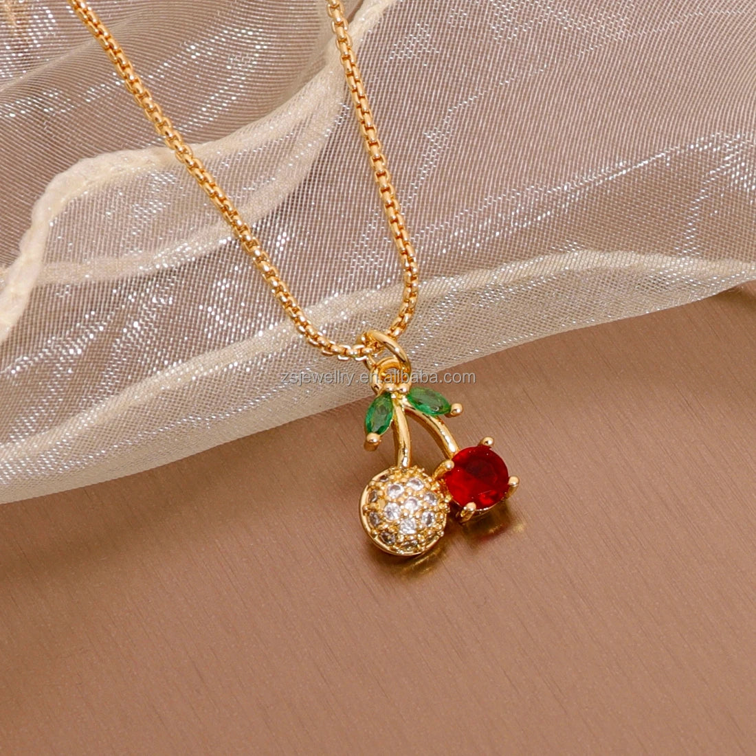 Mutil Chain 18K Gold Plated Stainless Steel Ladies Necklace Clover Women Layered Women Trendy Necklaces