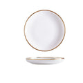 Nordic Luxury Wedding White Dishes Plates Dinner Tableware Set Custom Golden Edge Ceramic Dinnerware Set