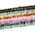 Natural Irregular Amethyst Aquamarine Chip Semi-precious Stone Beads Chips Gemstone Crystal Loose Bead 10MM Length 38CM