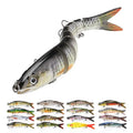 Hot Selling Slow Sinking Lifelike Swimming Lures for Bass Trout Multi Jointed Swim Baits Fishing Lures Fish