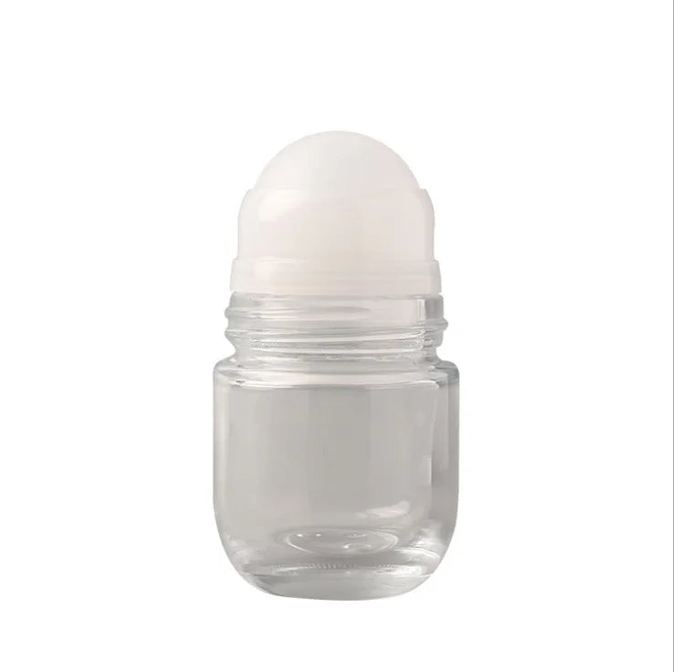 50ml Empty Roll-on Glass Bottle Custom Color Cap for Massage Liquid Essence Emulsion Deodorization Roller Bottle