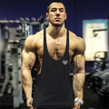 gym hombre New Fashion Men Gym Tank Top Fitness Y Back Clothing Summer Men's Cotton Sleeveless Vest Outdoor Sports Fitness Top