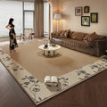 Soft Living Room Rug Large Indoor Area Rug Velvet Low Pile Home Decoration Antique Fancy Printed Pattern Area Rug