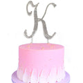 Rhinestone Cake Topper Letter A/B/C/D/E/F/G/H/I/J/K/L/M/N/O/P/Q/R/S/T/U/V/W/X/Y/Z Alphabet Rhinestone Cake Topper