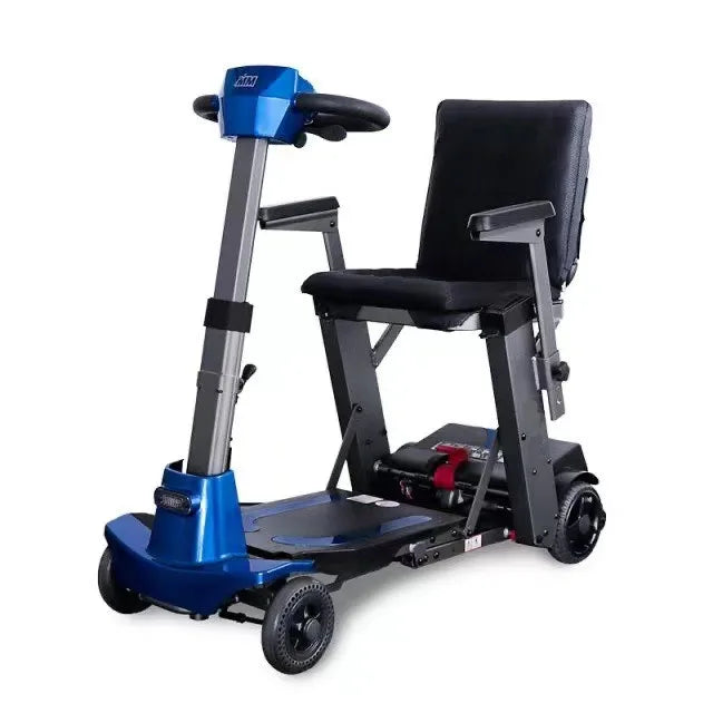 Handicapped Outdoor Mobility Scooter APP Remote Control Auto Folding Disabled Scooter Lightweight
