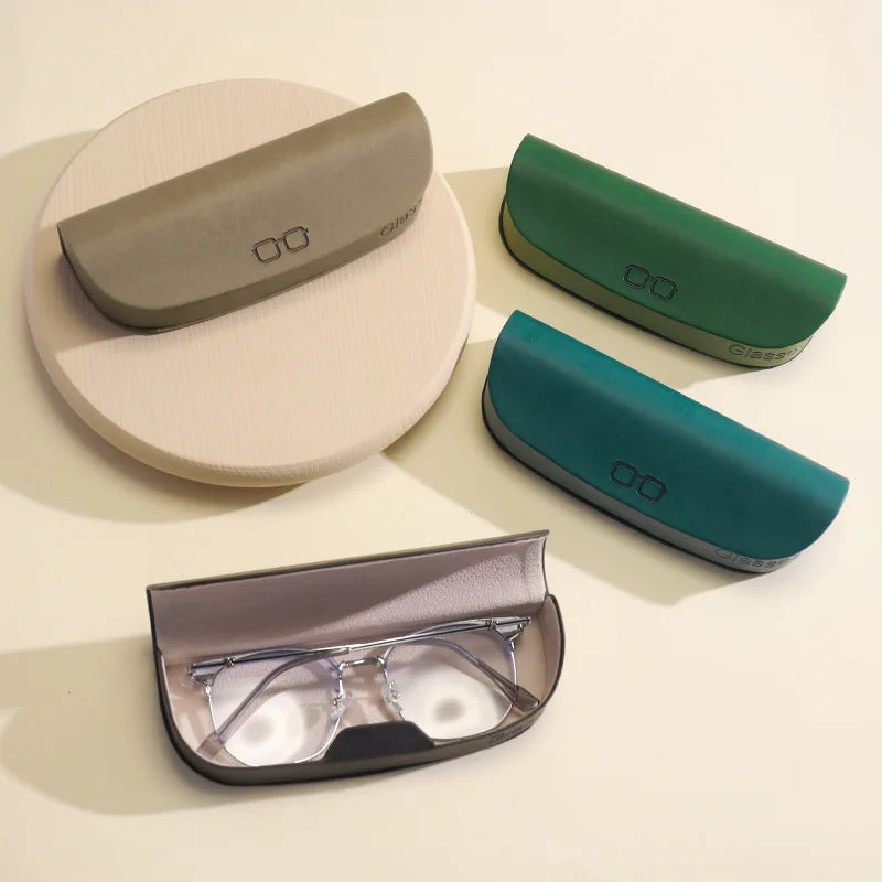 Wholesale New Design Eyeglasses Case Premium PU Sunglasses Packaging Box Stylish Eyewear Cases