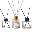 Wholesale Luxury Clear Aroma Reed Diffuser Glass Perfume Bottles 50ml 100ml 150ml 200ml Customizable GAOSI Brand Screen Printed