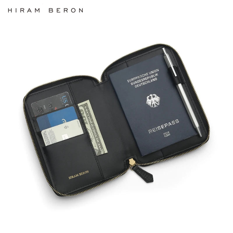 Italian Leather Travel Organizer Passport Wallet Custom Wholesale