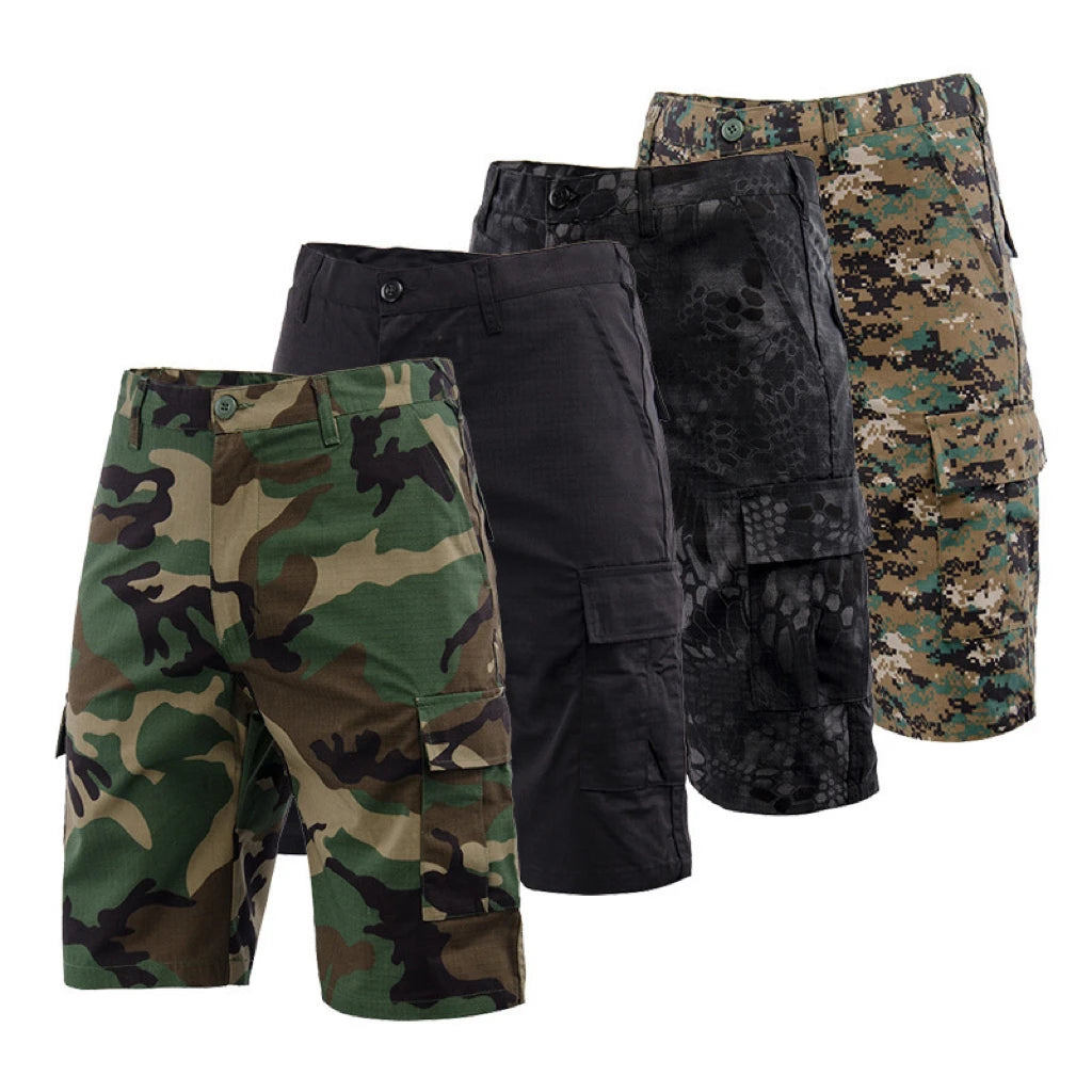 Tactical Shorts Outdoor Cargo Shorts Summer Training Camouflage Quarter Pants Mens Cargo Shorts