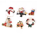 Hot Selling Fashion Vintage Christmas Jewelry Pin;Retro Alloy Clothing Pin;