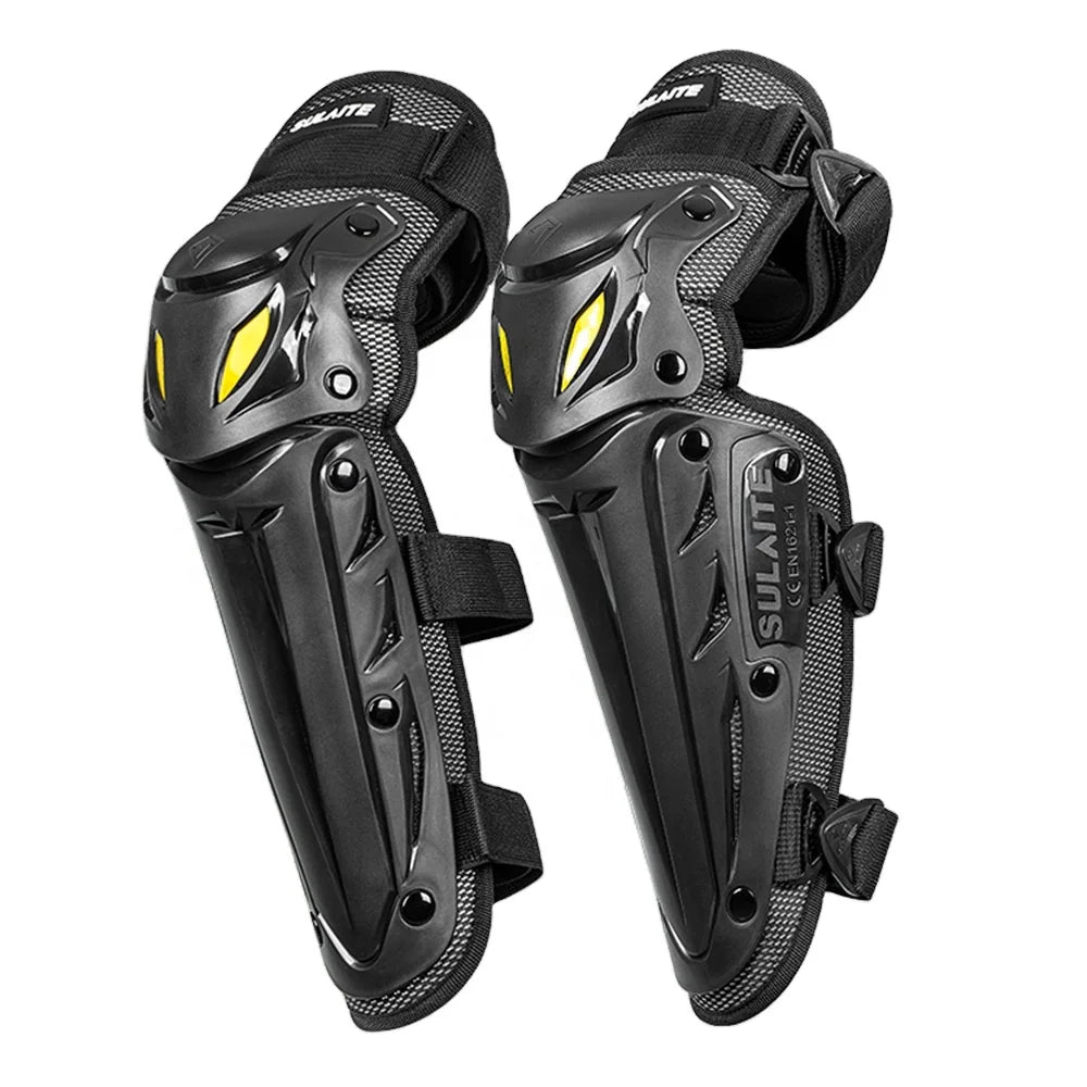 Elbow & Knee Pads Motorcycle Racing Men's Motocross Off-road MTB CE Certified PP Shell High Foam Professional Protection 4-Piece MegaBDM