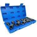 10PCS 1/2" Drive Impact Damaged Bolt Screw Remover Extractor Removal Tool Kit Nut Extractor Socket Set