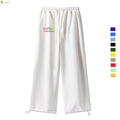 Custom 300gsm Blank Cotton Trousers Casual Loose logo Pattern Word Bunched Ankle Sweatpants