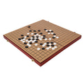 Hot Selling Children's Student Teaching Puzzle Game Go Game Folding Portable Rubber Wood Board Set Ages 6+ Factory Outlet