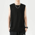 Wholesale Cheap tank Top 100% Cotton Street Wear Bodybuilding Muscle Sleeveless Gym Design Men's T-Shirts tank Top Men