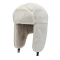 Custom Winter Outdoor Warm Thicken Snow Ski Trapper Hats Russian Campaign Fur Winter Trooper Hat for Women Man