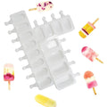 Free Reusable Easy Release Ice Pop Maker Silicone  Ice Cream Mold