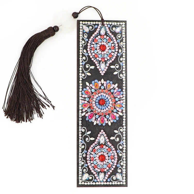 Tassel Bookmarks Diamond Painting Kits Mandala 5d Diamond Diamond Bookmark Special Shaped Crafts Decor for School