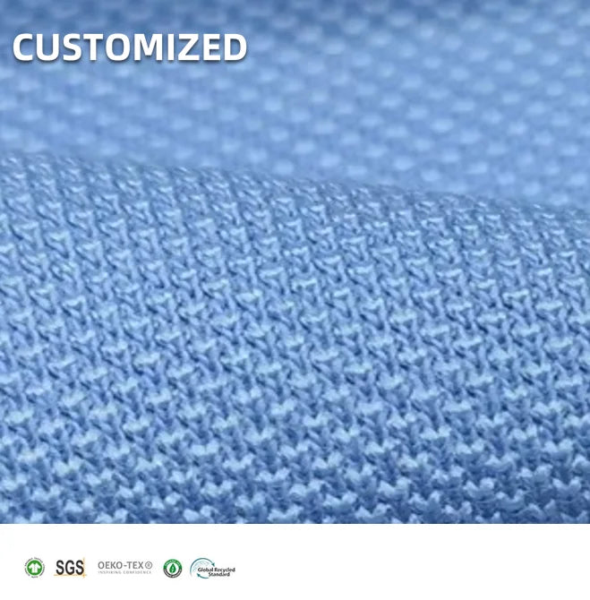 Breathable TC 55% Polyester 45% Cotton Pique Fabrics for Hats or Polo