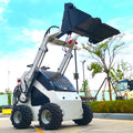 Kubota Engine Euro5/EPA 4WD Gasoline Powered Mini Skid Steer Loader Micro Loader Eaton Hydraulic Cylinder Wheel Loader High