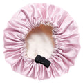 MIO Kids Infant Satin Bonnet Wide Elastic Band Sleeping Cap Adjustable Buckle Double Layer Soft Silk Sleep Cap Custom Logo
