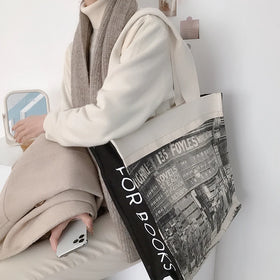 Hot Sale Custom Printed Cotton Handle Canvas Bag for Gifts and Promotions Reusable Canvas Market Bag with Custom Logo