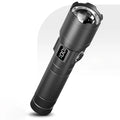 Hot Usb Rechargeable High Lumens Waterproof Digital Power Display Led Torch Light Tactical Flashlight