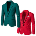 Mens White Suede Blazers Single Button Business Suit Jacket England Wrinkle Free Sport Coat American Apparel
