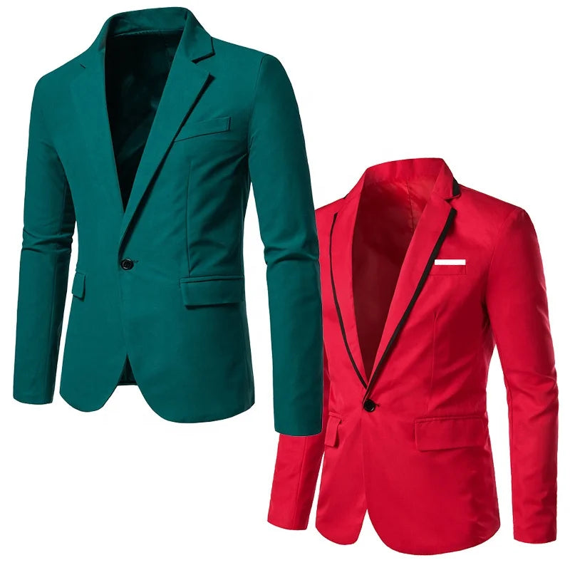 Mens White Suede Blazers Single Button Business Suit Jacket England Wrinkle Free Sport Coat American Apparel